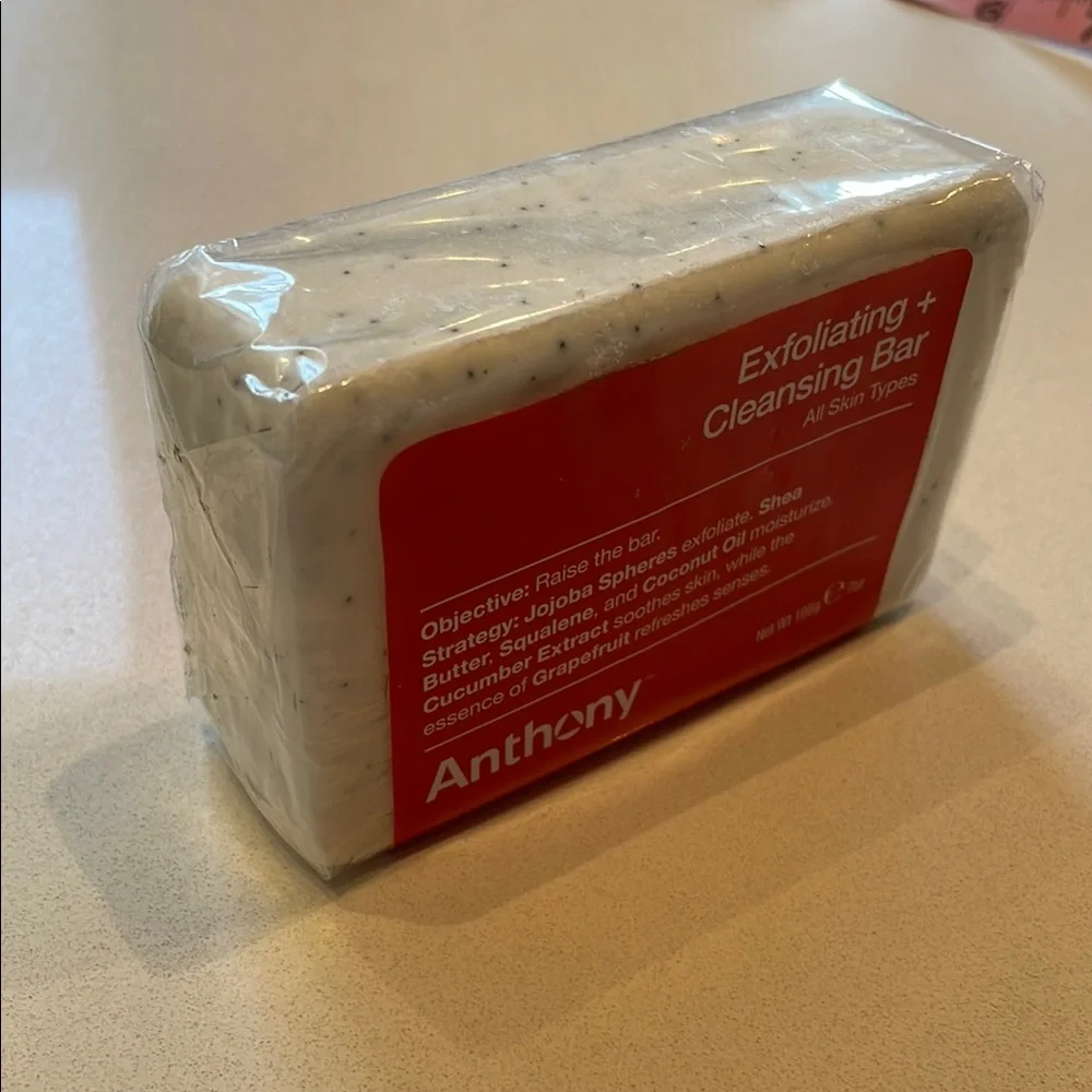 🆕 Anthony Exfoliating Cleansing Bar Soap for Men, All Skin Types, 7 Oz